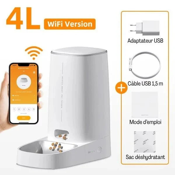 Distributeur automatique croquettes Wi-Fi | Auto