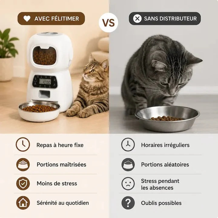 Distributeur de Croquette pour Chat Connecté | Sereine