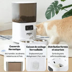 Distributeur de Croquette pour Chat Automatique Caméra | Surveille