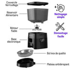 Distributeur croquettes chat connecté | connecti