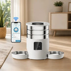 Distributeur Automatique de Croquettes pour 2 Chats | Rivaliti