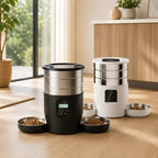 Distributeur Automatique de Croquettes pour 2 Chats | Rivaliti