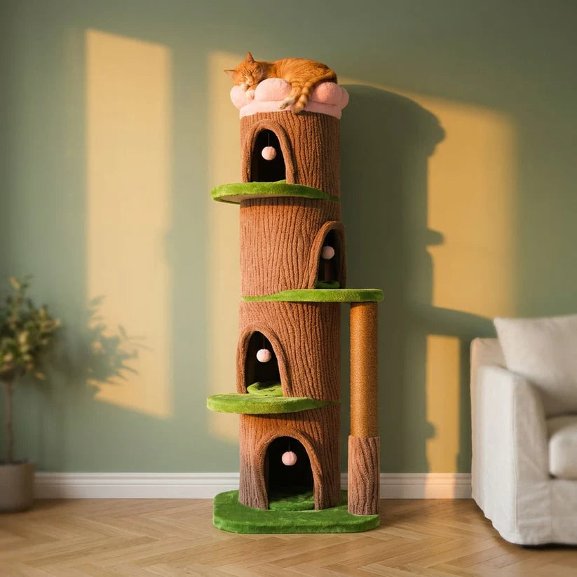 Grand arbre à chat fleur | Kusau