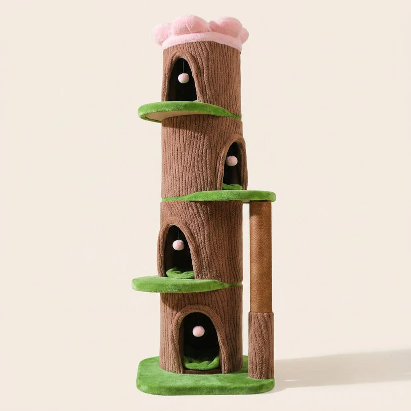 Grand arbre à chat fleur | Kusau