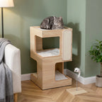 Arbre à chat bois design | Shimau