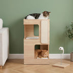 Arbre à chat bois design | Shimau